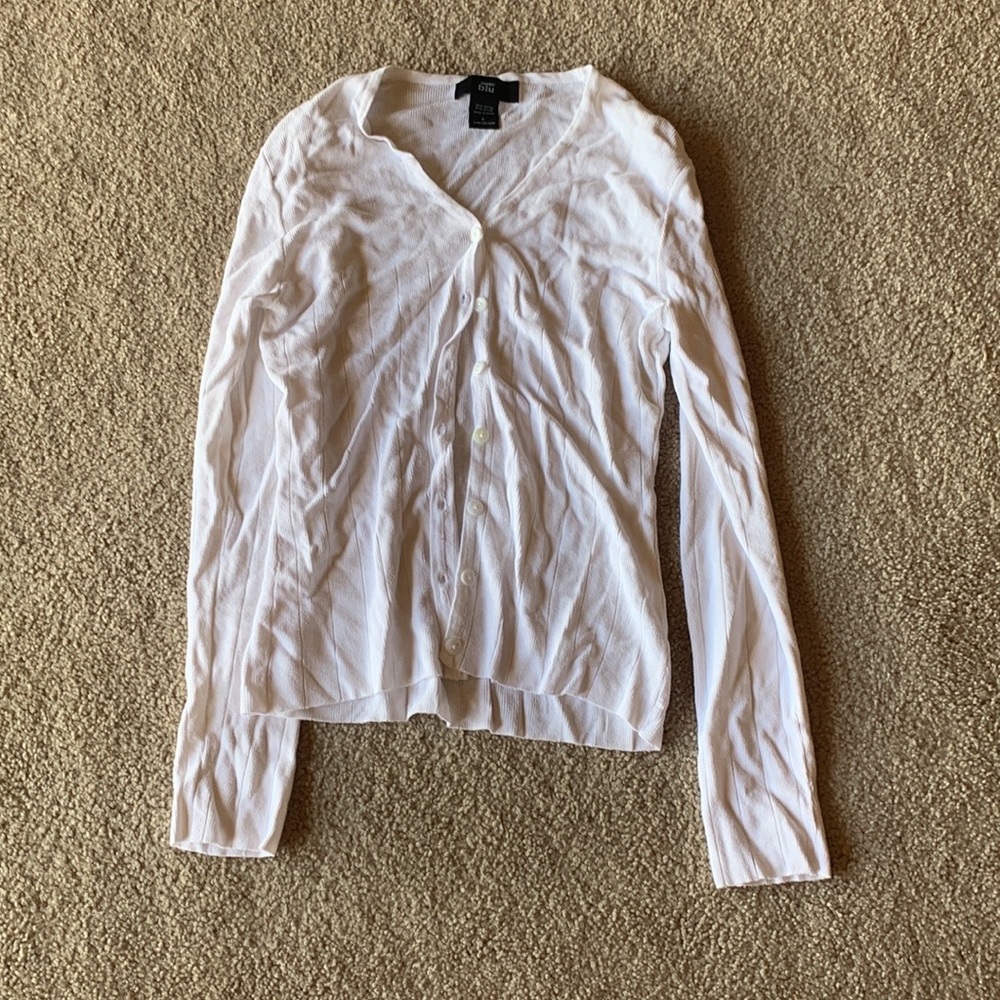 A cute button up shirt in the brand powder blu